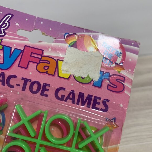 Vintage Lisa Frank Tic Tac Toe Party Favors - Picture 7 of 11